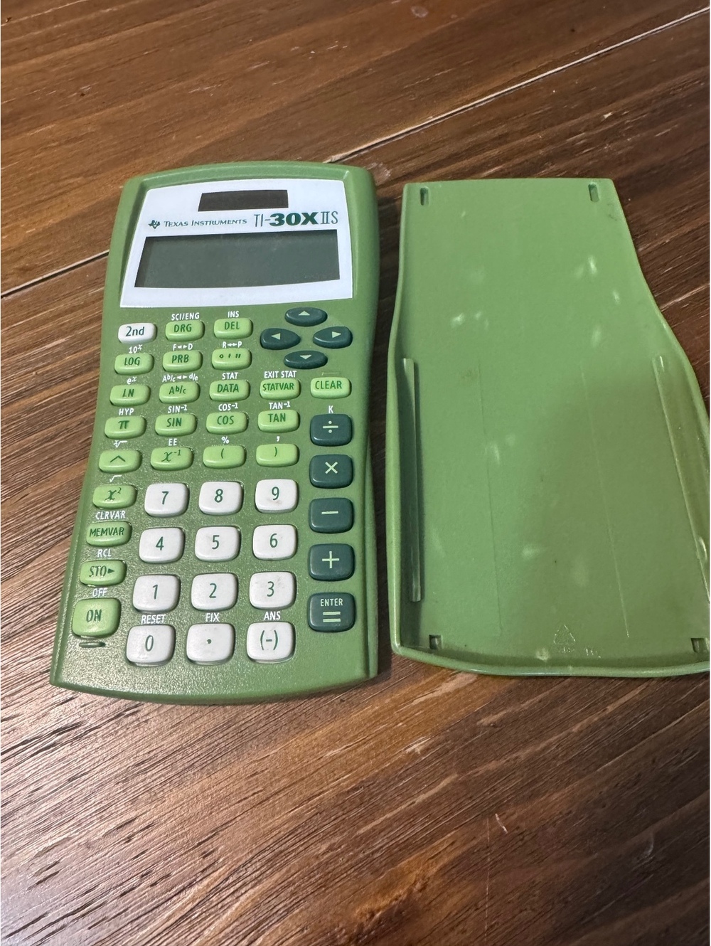 Texas Instruments TI-30X IIS Scientific Calculator Lime Green w/ Cover Tested